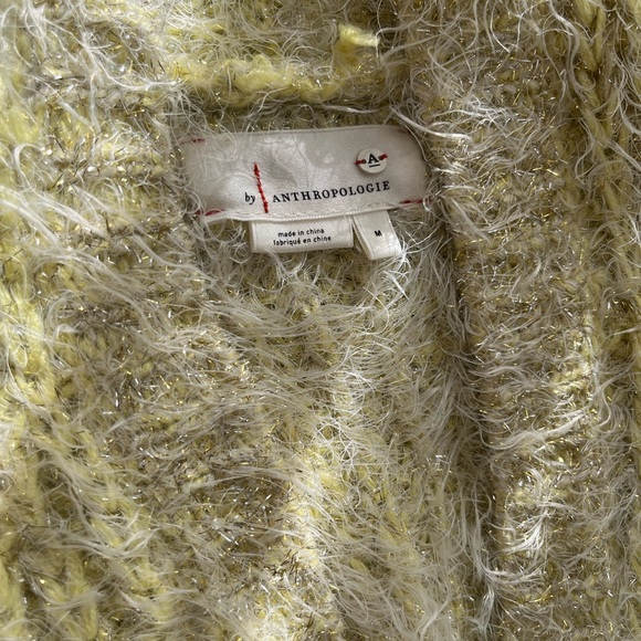 A by ANTHROPOLOGIE Yellow Duster Cardigan - Picture 5 of 12